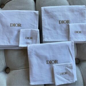 Dior White jewelry holders/set of 3